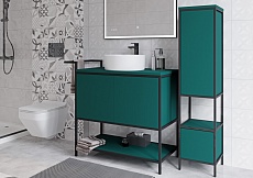 Мебель для ванной Cersanit Botanique 100 см, зеленый