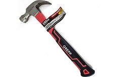 Молоток Ladina -гвоздодер фибергласовая двухкомпонентная рукоятка, 454 г. 303-002