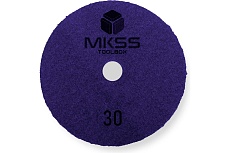 Алмазный гибкий шлифовальный круг MKSS Toolbox MK2606 АГШК Ø100 Р30 для сухой шлифовки MKSS MK26060030