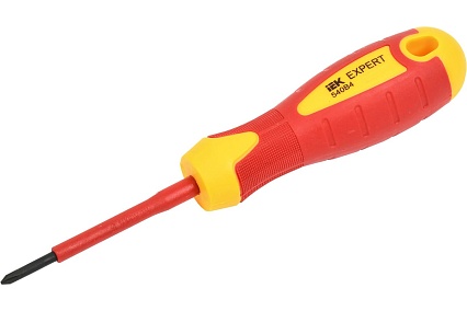 Крестовая отвертка IEK EXPERT Pz1х80мм 1000В TSC-2PZ-180