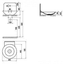 Раковина Creavit Foglia FG045-00CB00E-0000 45 см белый