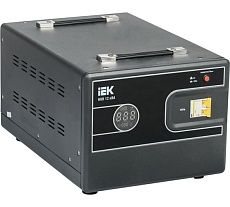 Однофазный стабилизатор напряжения IEK переносной 12кВА HUB IVS21-1-012-13