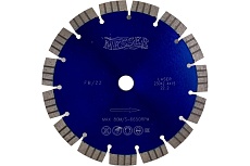 Диск алмазный турбосегментный FB/ZZ по железобетону 230D-2.4T-15W-15S-22.2 Messer 01-16-232