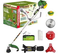 Триммер садовый бензиновый PROCRAFT T4200 Pro T4200P