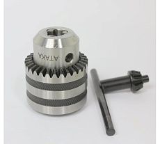Патрон №19 станочный профи (1-13 мм; B16) с ключом АТАКА 8080420