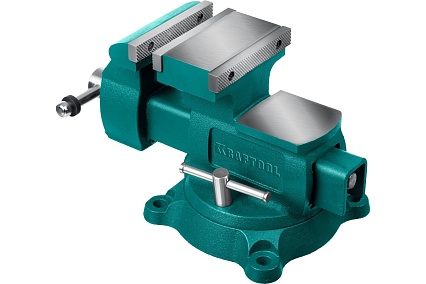 Слесарные тиски Kraftool Reversible 165 мм, расход 324 мм 32705-165