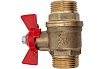 Шаровой для воды Valfex 3/4" НР/НР ручка-бабочка, латунный 11Б27фт1М VF.219.LB1.034.Bir