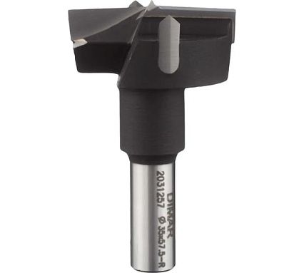 Сверло присадочное чашечное правое 35x55.5 мм, L57.5. хвостовик 10x26 мм Dimar 2031257