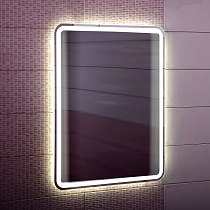 Зеркало Бриклаер Эстель-1 60 см с подсветкой, кнопочный выключатель, 4627125414213