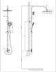 Душевая стойка Rush Bella BL4535-113