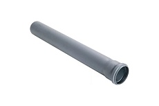 Канализационная труба Волга пласт ПП 50х1.8, 0.75 м, 3х-слойная, 10 штук в упаковке уп-00000022