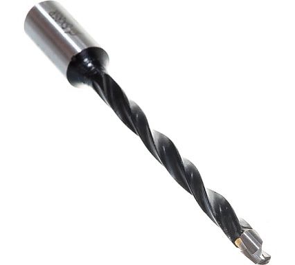 Сверло присадочное усиленное "глухое" (5x85 мм; S=10x27 мм; RH) ROTIS 412.0585R