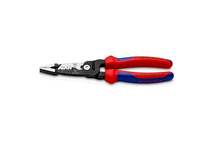 Инструмент для зачистки гармонизированных европейских кабелей Knipex из закаленной стали, фосфатированный, 2-комп ручки KN-1372200ME