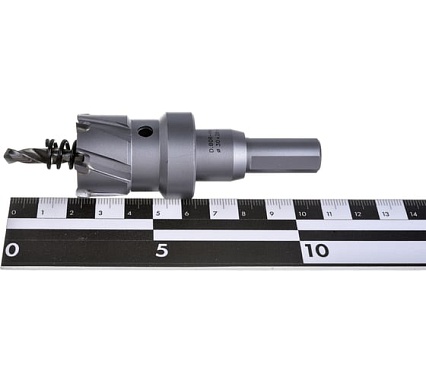 Коронка по металлу HM (30х28 мм; хвостовик 13 мм; комплект) D.BOR HS-HM-28-030-T