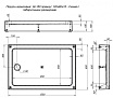 Поддон для душа Aquanet GL180 120x80 прямоугольный