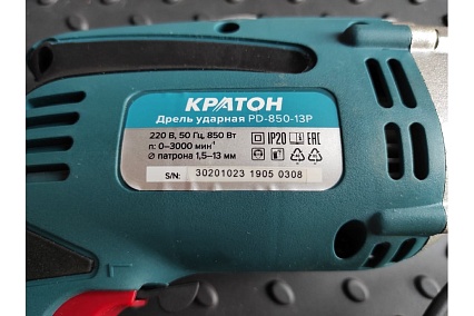 Ударная дрель Кратон PD-850-13P 3 02 01 023