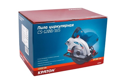 Циркулярная пила Кратон CS-1200/165 3 03 01 009