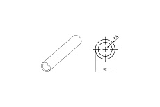Труба REHAU RAUTITAN pink+, 40x5.5, штанга 6 м