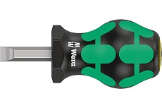 Шлицевая отвёртка WERA 335 SL Stubby короткая, 1.2x8.0x25 мм WE-008844