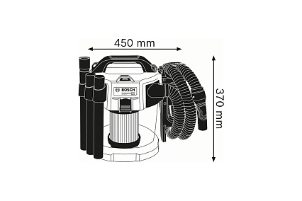 Аккумуляторный пылесос Bosch GAS 18V-10 L 06019C6300