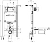 Подвесной унитаз Jacob Delafon Rodin+ E21749RU-00 комплект 4в1