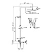 Душевая стойка WasserKRAFT A199.119.103.087.CH Thermo с термостатом, хром