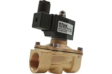 Соленоидный клапан прямого типа с мембраной принудительного подъёма ArTorq 2/2 нормально закрыт, G 1”, корпус латунь, SK25L200GN.24DC