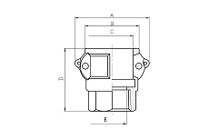 Полипропиленовый камлок Гроссис тип D 1 1/2&quot; 0431499
