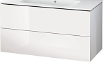 Тумба под раковину Duravit L-Cube 102 2 ящика LC624202222 белый