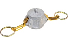 Камлок соединение типа DC (0.5&quot;; заглушка для ниппеля; алюминий) TITAN LOCK TL50DCAL
