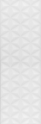 Керамическая плитка Kerama Marazzi Диагональ белый структ. обрезной 25х75 см, 12119R