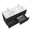 Тумба с раковиной BelBagno Uno 120 см, 4 ящика, Темно-серый матовый