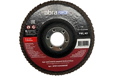 Круг лепестковый торцевой Brown 125х22 мм, Al 80 Flat Abraforce AFBR125AO08058F