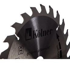 Пильный диск по дереву Kolner KSD 210х30х24Т 8100300108