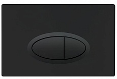 Кнопка смыва BelBagno BB054NERO для BB020, BB025, BB026, матовый черный