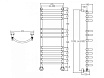 Полотенцесушитель водяной Margaroli Luna 434-11 хром