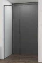 Душевая дверь Vincea Ultima VDS-7UL140CLGM 140x200 вороненая сталь, прозрачная