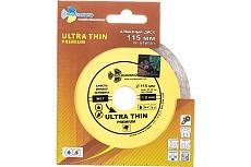 Диск алмазный отрезной Сплошной Ультратонкий Ultra Thin hot press (115х22.23 мм) TRIO-DIAMOND UTW501