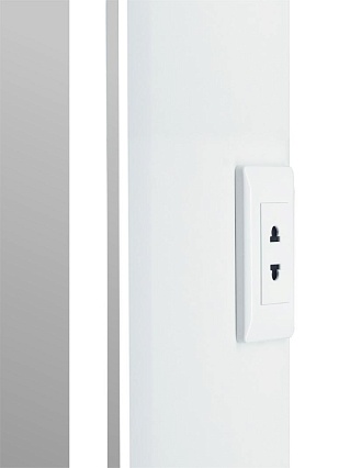 Зеркальный шкаф Континент Allure LED 55x80 с подсветкой, левый МВК002