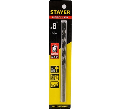 Сверло по бетону Professional Hercules (8х150 мм) Stayer 2915-150-08_z01