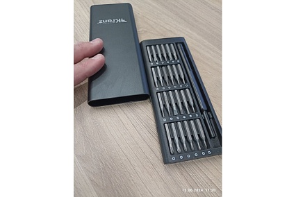 Набор отверток для точных работ Kranz RA-03, 25 предметов KR-12-4753