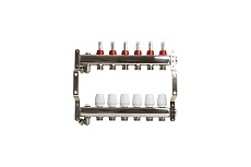 Коллекторная группа VRT 1&quot;х3/4&quot;, евроконус, 6 выходов, c расходомерами 530145