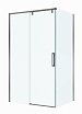 Душевой уголок BelBagno SOFT_CLOSE-1-AH-1-120/80-C-GM 120x80 прозрачный, оружейная сталь