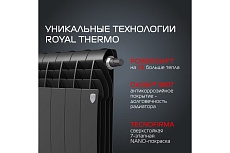 Радиатор Royal Thermo BiLiner 500 /Noir Sable VR - 6 секций НС-1196685