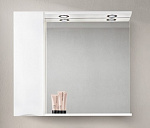 Зеркальный шкаф Belbango MARINO-SPC-900/750-1A-BL-P-L 90 см, левосторонний, Bianco Lucido