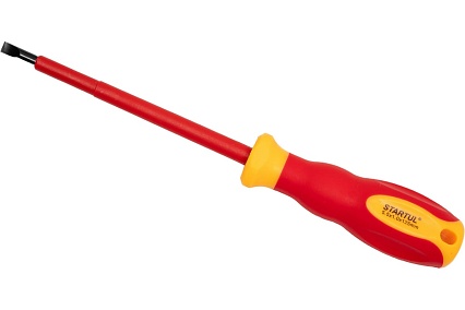 Диэлектрическая шлицевая отвертка STARTUL SL5,5 ST3050-512