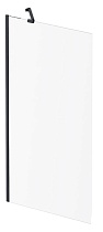 Шторка для ванны Am.Pm Gem W90BS-080-140BT 80x140 стекло прозрачное, черный