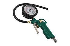Пистолет для подкачки шин с аналоговым манометром и шлангом Rockforce RF-2370G