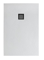 Поддон для душа BelBagno TRAY-MR-UNO-AH-170/80-35-W-NO 170x80 белый, накладка черный