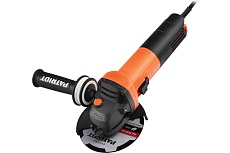 Углошлифовальная машина (УШМ) Patriot AG 125 тонкий корпус, пылезащищенная, диск 125 мм 110301125